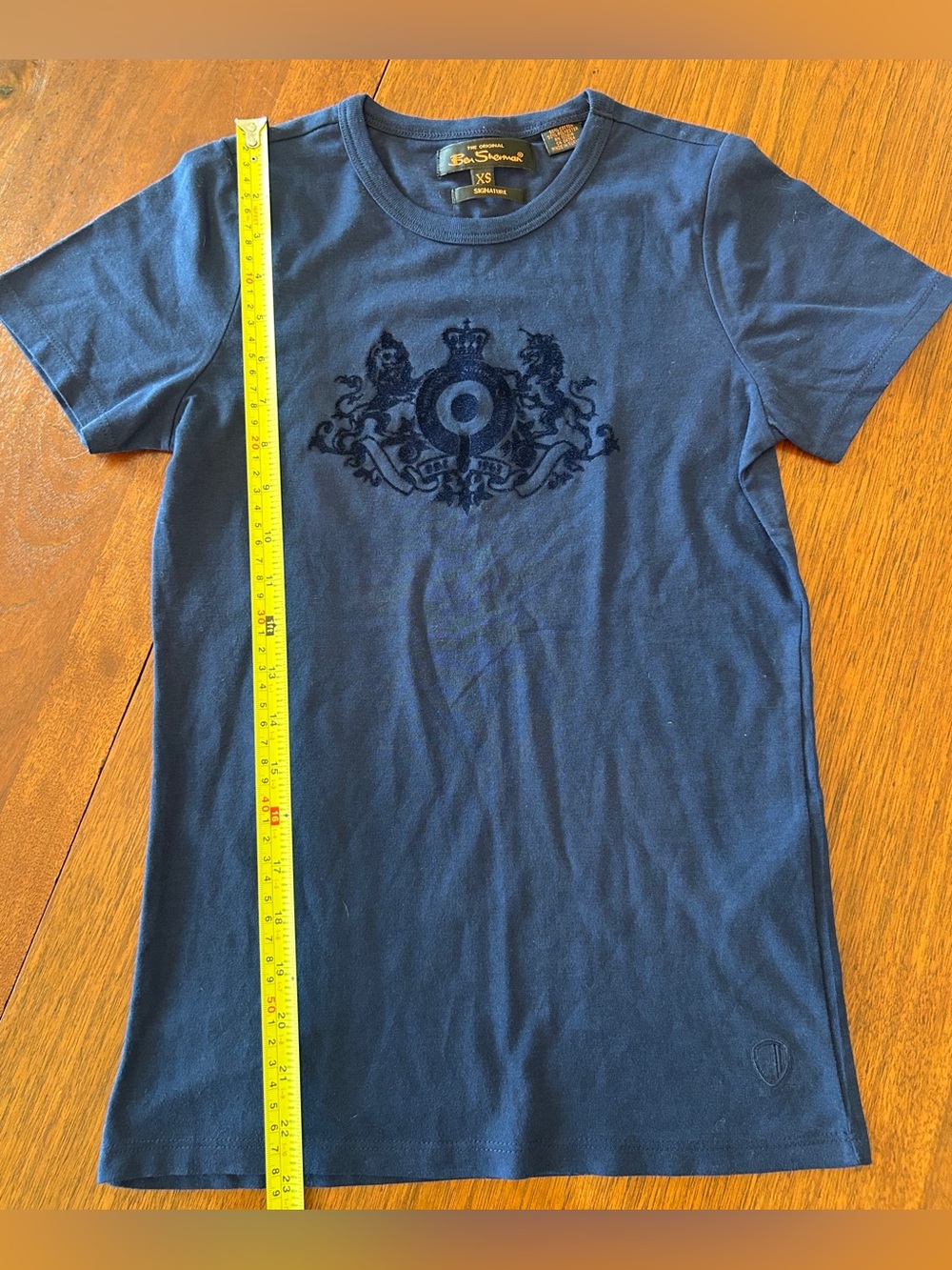 Ben Sherman Blue Crest Crewneck Tee